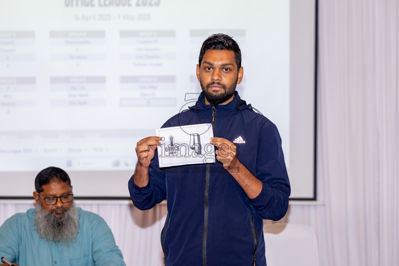 Draw Ceremony of Office League 2025 held in Male', Maldives on Saturday, 12th April 2025. Photos: Nausham Waheed / images.mv