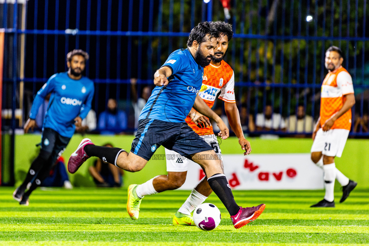 Eightyfour FC vs Cable Brothers in Day 3 of Eydhafushi Futsal Cup 2024 was held on Wednesday, 10th April 2024, in B Eydhafushi, Maldives Photos: Nausham Waheed / images.mv