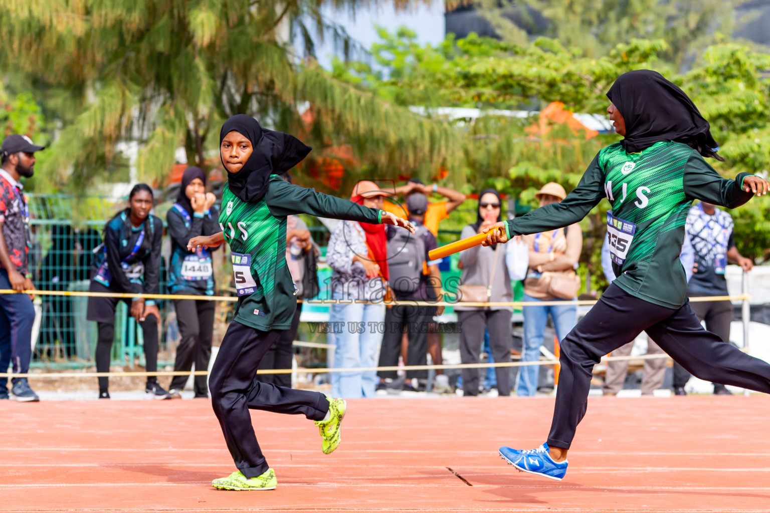 Day 5 of MWSC Interschool Athletics Championships 2024 held in Hulhumale Running Track, Hulhumale, Maldives on Wednesday, 13th November 2024. Photos by: Nausham Waheed / Images.mv