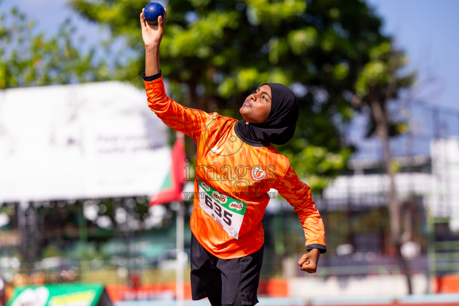 Day 3 of Inter-school Athletics Championship 2025 held in Ekuveni Synthetic Track, Male', Maldives on Wednesday, 08th October 2025. Photos by: Nausham Waheed / Images.mv