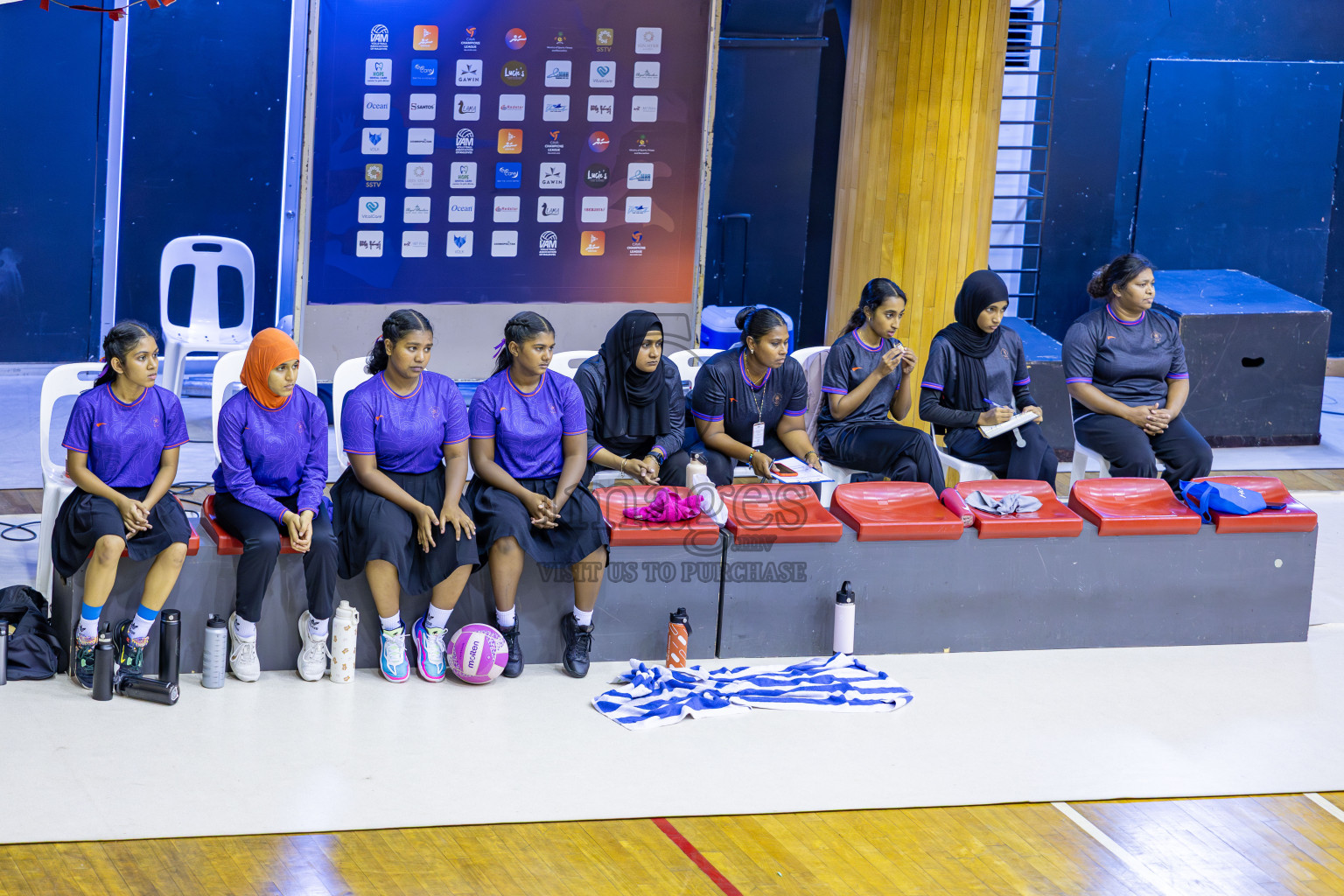 Day 15 of 26th Inter-School Netball Tournament 2025 was held in Social Center Indoor Hall on Thursday, 6th November 2025. Photos: Areef Adam / images.mv