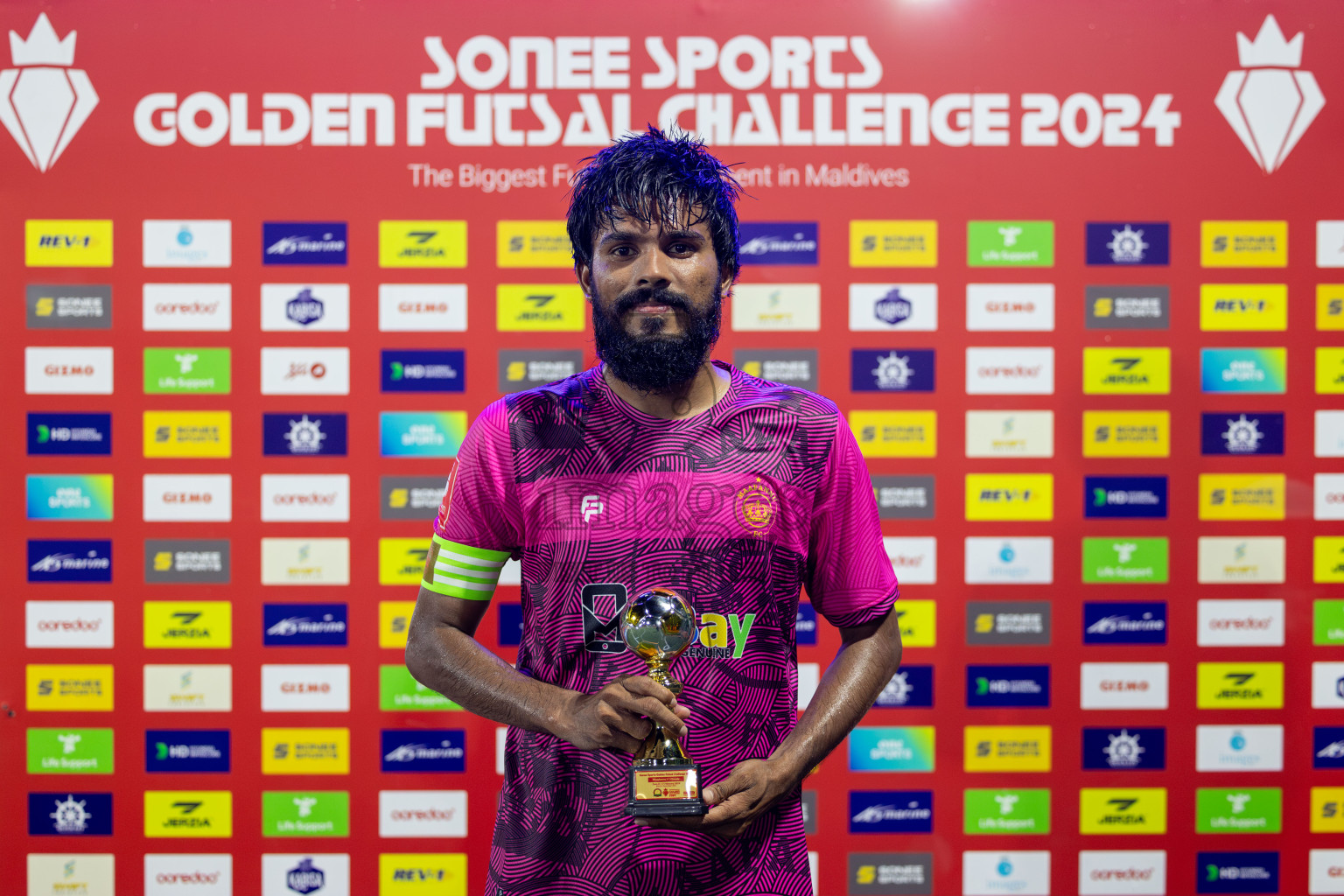 Maafannu vs Villimale on Day 32 of Golden Futsal Challenge 2024, held on Saturday, 17th February 2024 in Hulhumale', Maldives 
Photos: Mohamed Mahfooz Moosa / images.mv