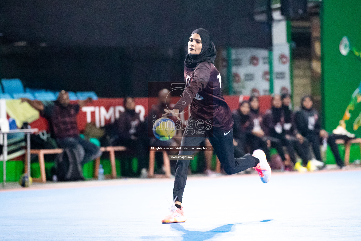 Day 5 of 6th MILO Handball Maldives Championship 2023, held in Handball ground, Male', Maldives on Friday, 24th May 2023 Photos: Shuu Abdul Sattar/ Images.mv