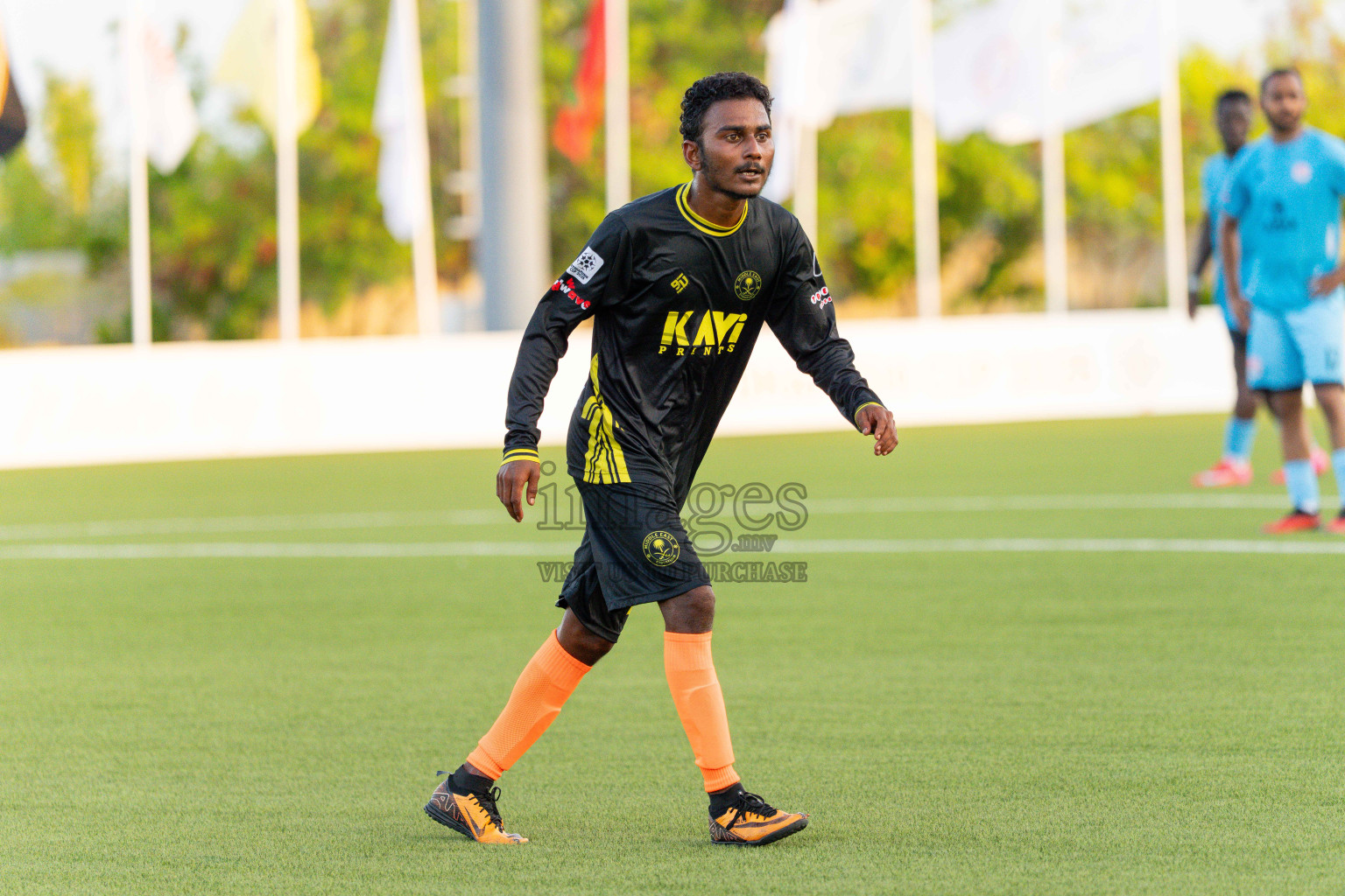 Irumathi FC VS Middle East in Day 5 of Eydhafushi Cup 2025 held in Eydhafushi Football Stadium at B. Eydhafushi, Maldives on Tuesday, 9th September 2025. Photos: Arif Rasheed / images.mv