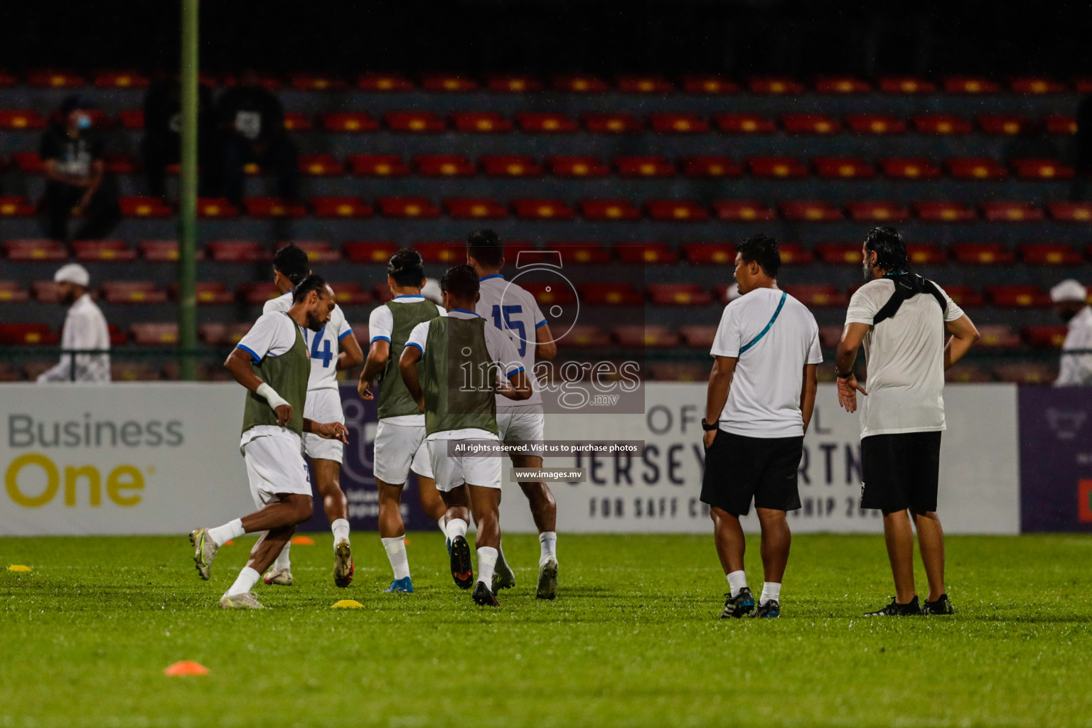 Maldives vs Nepal in SAFF Championship 2021 held on 1st October 2021 in Galolhu National Stadium, Male', Maldives