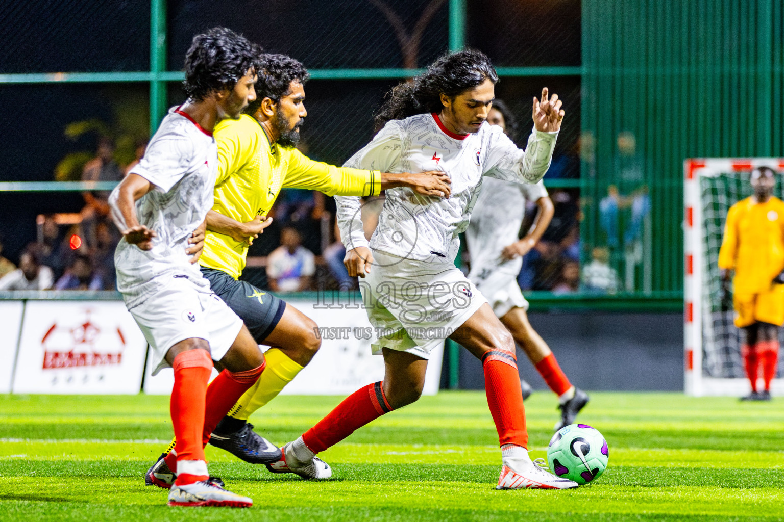 Xephyrs vs Anakee SC in Day 3 of BG Futsal Challenge 2024 was held on Thursday, 14th March 2024, in Male', Maldives Photos: Nausham Waheed / images.mv