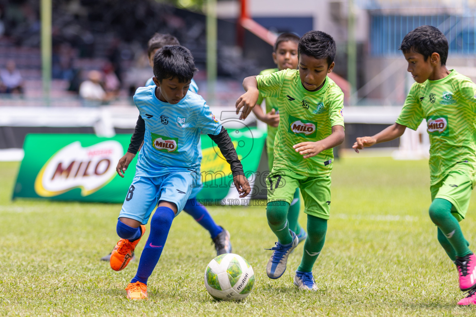 Day 2 of MILO Kids Football Fiesta was held at National Stadium in Male', Maldives on Saturday, 24th February 2024.