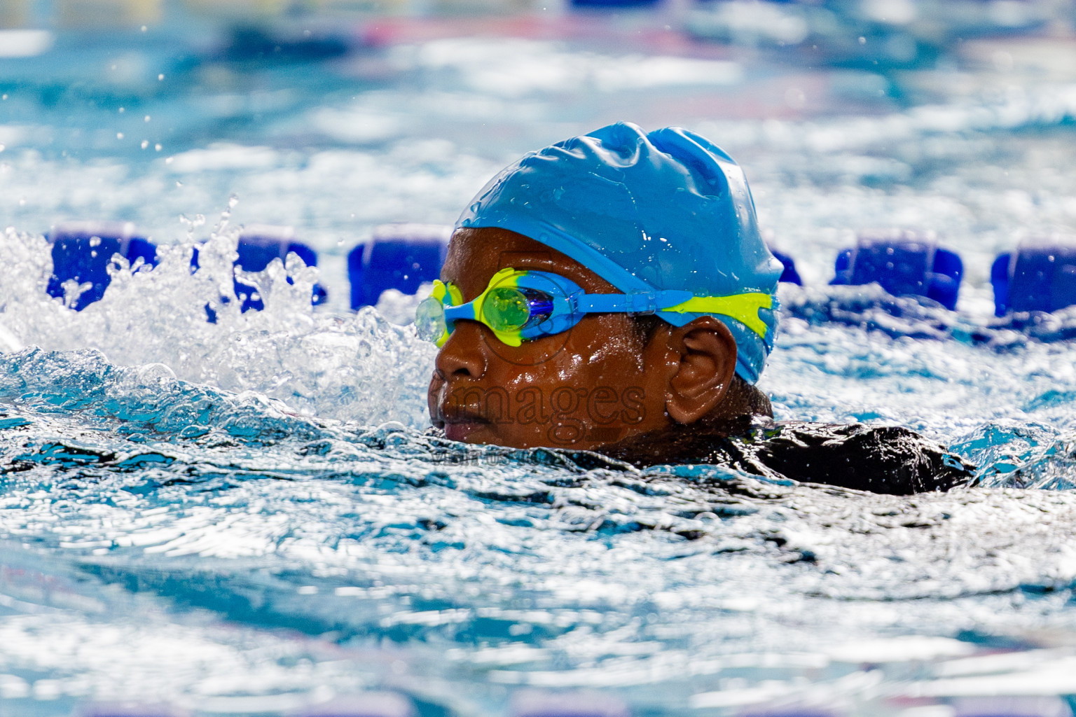 Day 1 of BML 5th National Swimming Kids Festival 2024 held in Hulhumale', Maldives on Monday, 18th November 2024. Photos: Nausham Waheed / images.mv