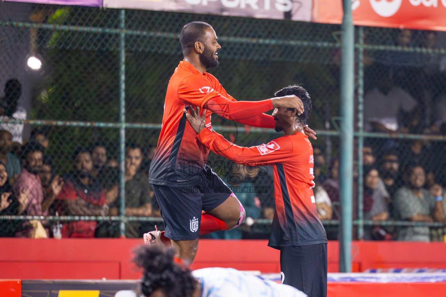 L Gan vs L Maabaidhoo in Day 14 of Golden Futsal Challenge 2025 was held on Saturday, 18th January 2025, in Hulhumale', Maldives. Photos: Ismail Thoriq / images.mv