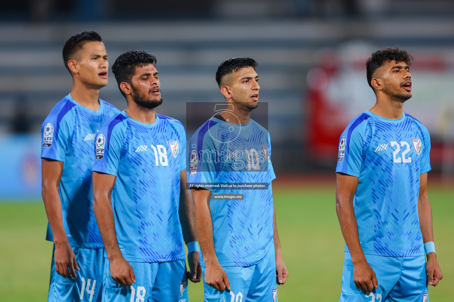 Lebanon vs India in the Semi-final of SAFF Championship 2023 held in Sree Kanteerava Stadium, Bengaluru, India, on Saturday, 1st July 2023. Photos: Nausham Waheed, Hassan Simah / images.mv