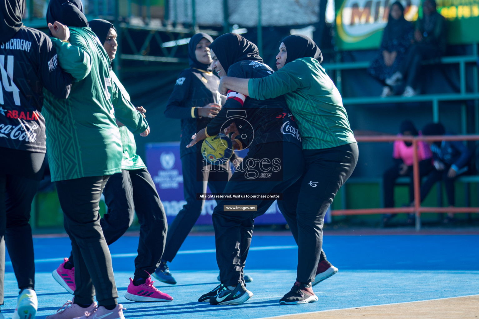 Day 7 of 6th MILO Handball Maldives Championship 2023, held in Handball ground, Male', Maldives on Friday, 26th May 2023 Photos: Shuu Abdul Sattar/ Images.mv