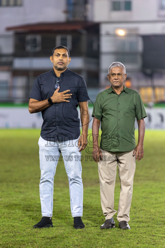 SUS vs Huriyya (U14) in Dhivehi Youth League 2024 - Day 2. Matches held at Henveiru Stadium on 22nd November 2024 , Friday. Photos: Shuu Abdul Sattar/ Images.mv