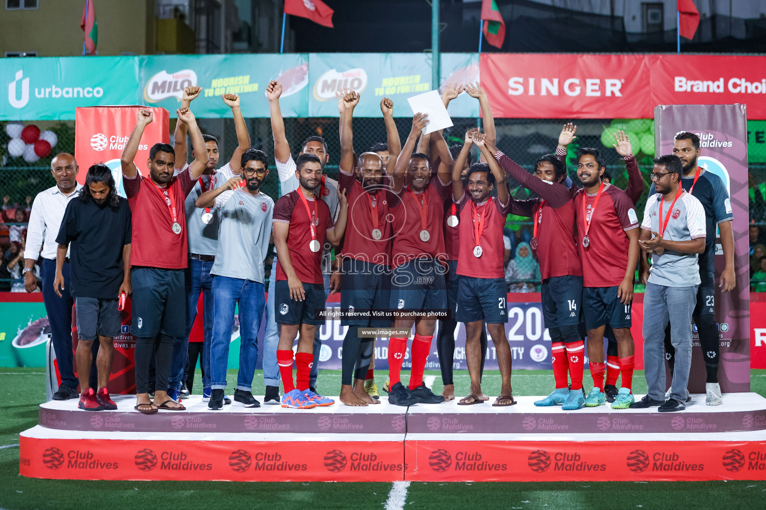 DJA vs Club 220 in Final of Club Maldives Cup 2023 Classic held in Hulhumale, Maldives, on Monday, 21st August 2023 Photos: Nausham Waheed, Hassan Simah/ images.mv