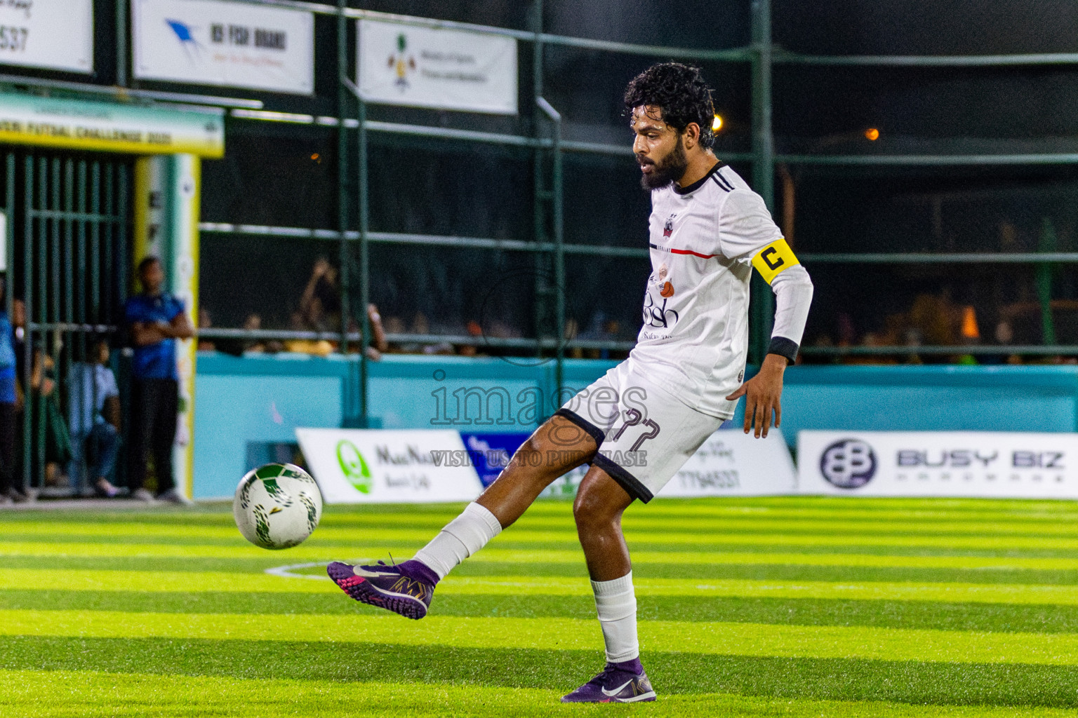 Ifhaams vs Comienzo fc in Semi Finals of Laamehi Dhiggaru Ekuveri Futsal Challenge 2025 was held on Sunday, 27th July 2025, at Dhiggaru Futsal Ground, Dhiggaru, Maldives Photos: Nausham Waheed  / images.mv