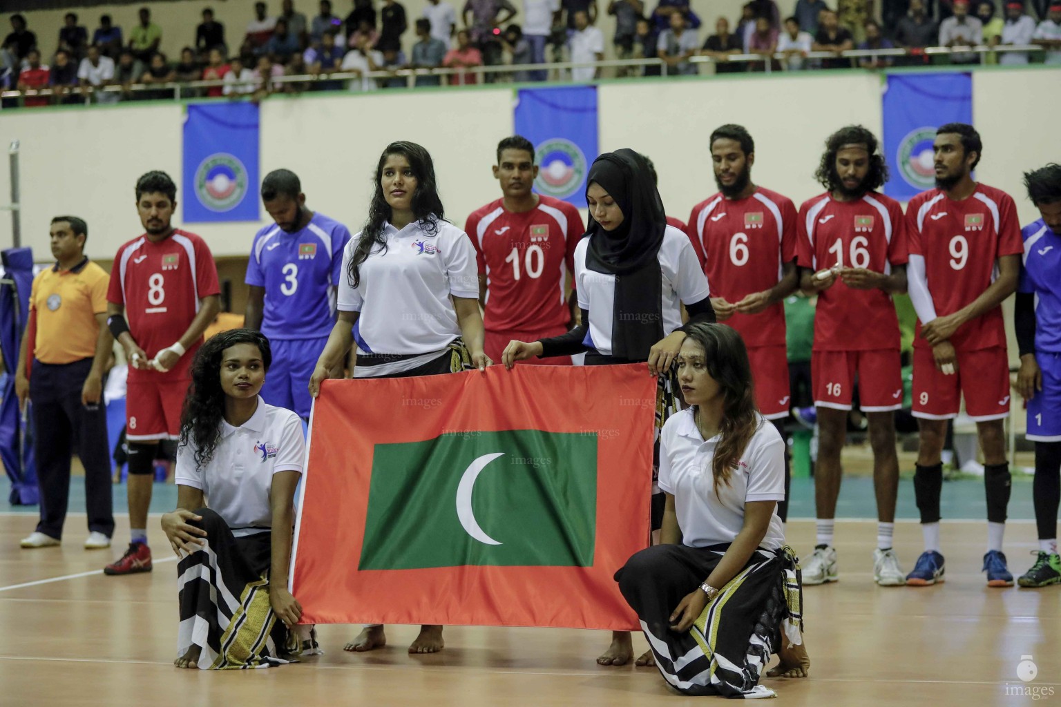 3rd Asian Central zone volleyball championship 2017 - MALDIVES vs KYRGYZSTAN  (Images.mv Photo: Mohamed Ahsan)