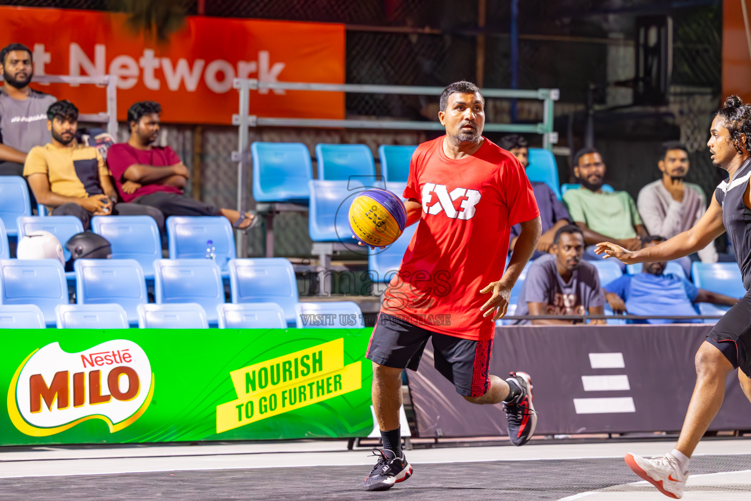 Day 6 of MILO Ramadan 3x3 Challenge 2024 was held in Ekuveni Outdoor Basketball Court at Male', Maldives on Sunday, 18th March 2024.
Photos: Ismail Thoriq / images.mv