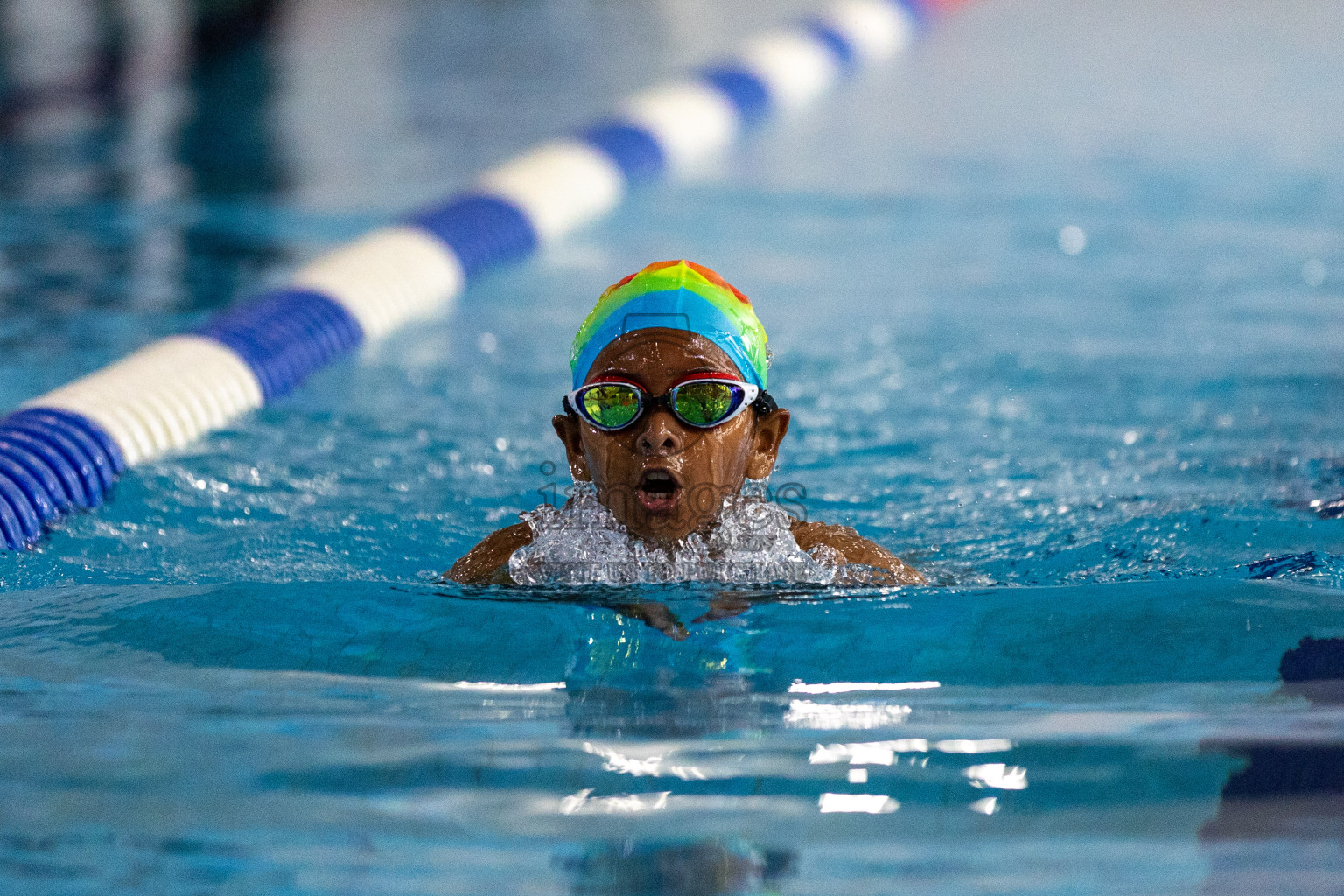 Day 7 of 4th National Kids Swimming Festival 2023 on 7th December 2023, held in Hulhumale', Maldives Photos: Mohamed Mahfooz Moosa / Images.mv