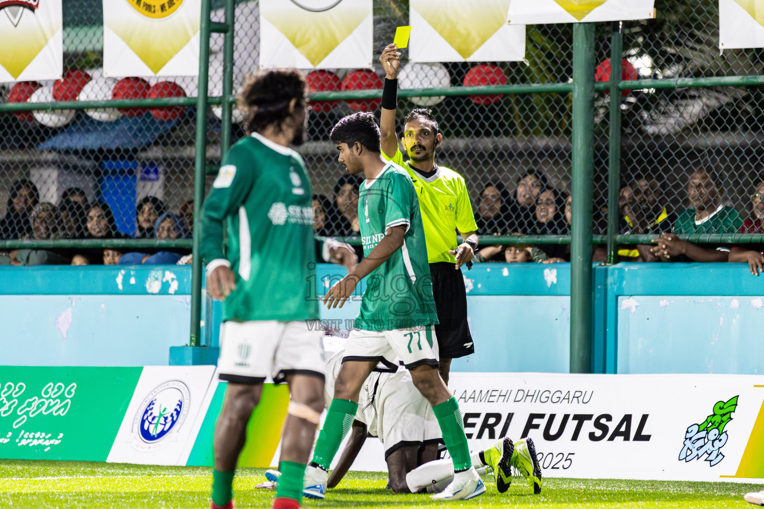 Ifhaams vs Dee Cee Jay SC in Final of Laamehi Dhiggaru Ekuveri Futsal Challenge 2025 was held on Tuesday, 29th July 2025, at Dhiggaru Futsal Ground, Dhiggaru, Maldives Photos: Areef Adam / images.mv
