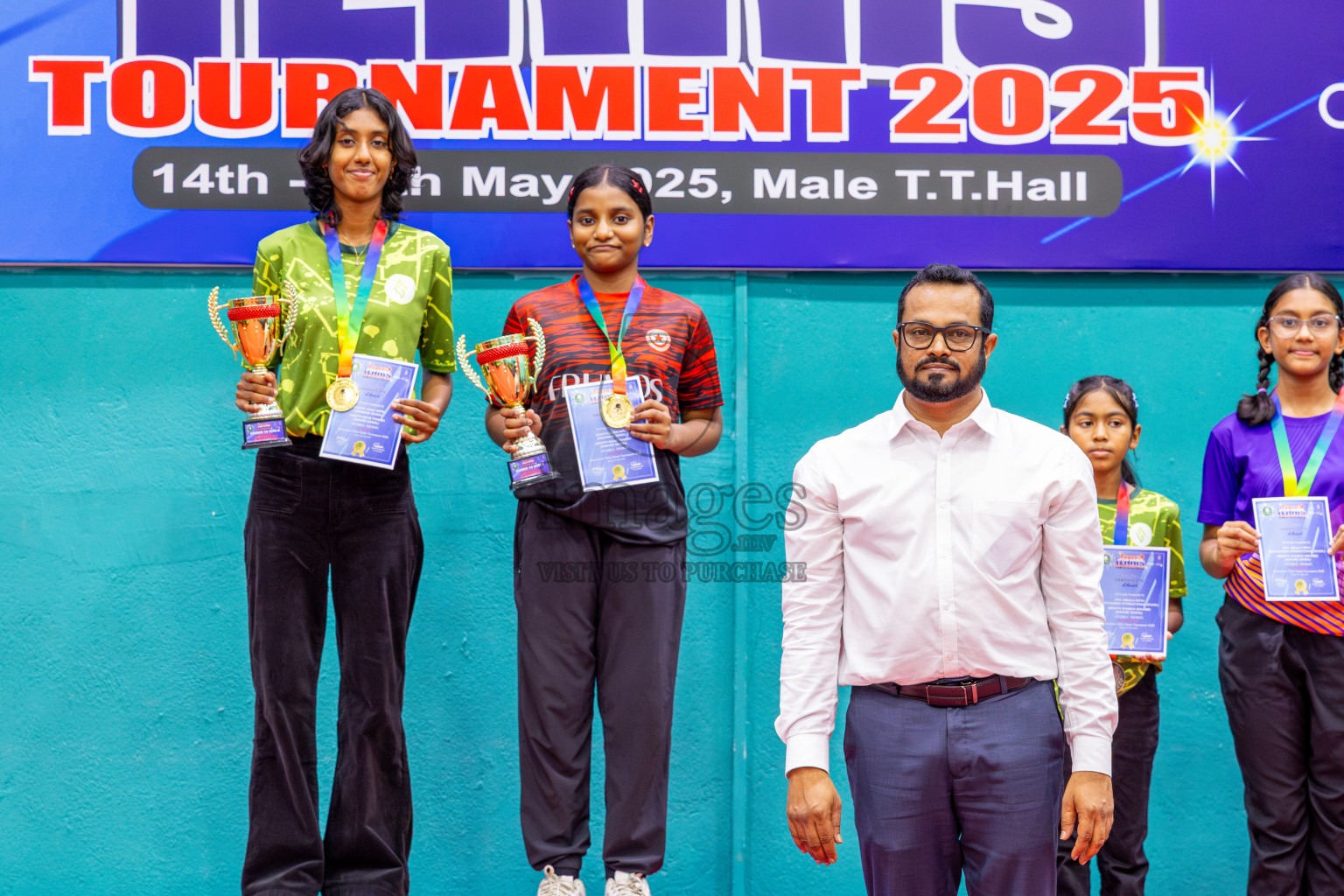 Day 8 of Interschool Table Tennis Tournament 2025 held at Male' TT Hall, Male', Maldives on Thursday, 22nd May 2025.
Photos by: Ismail Thoriq / images.mv