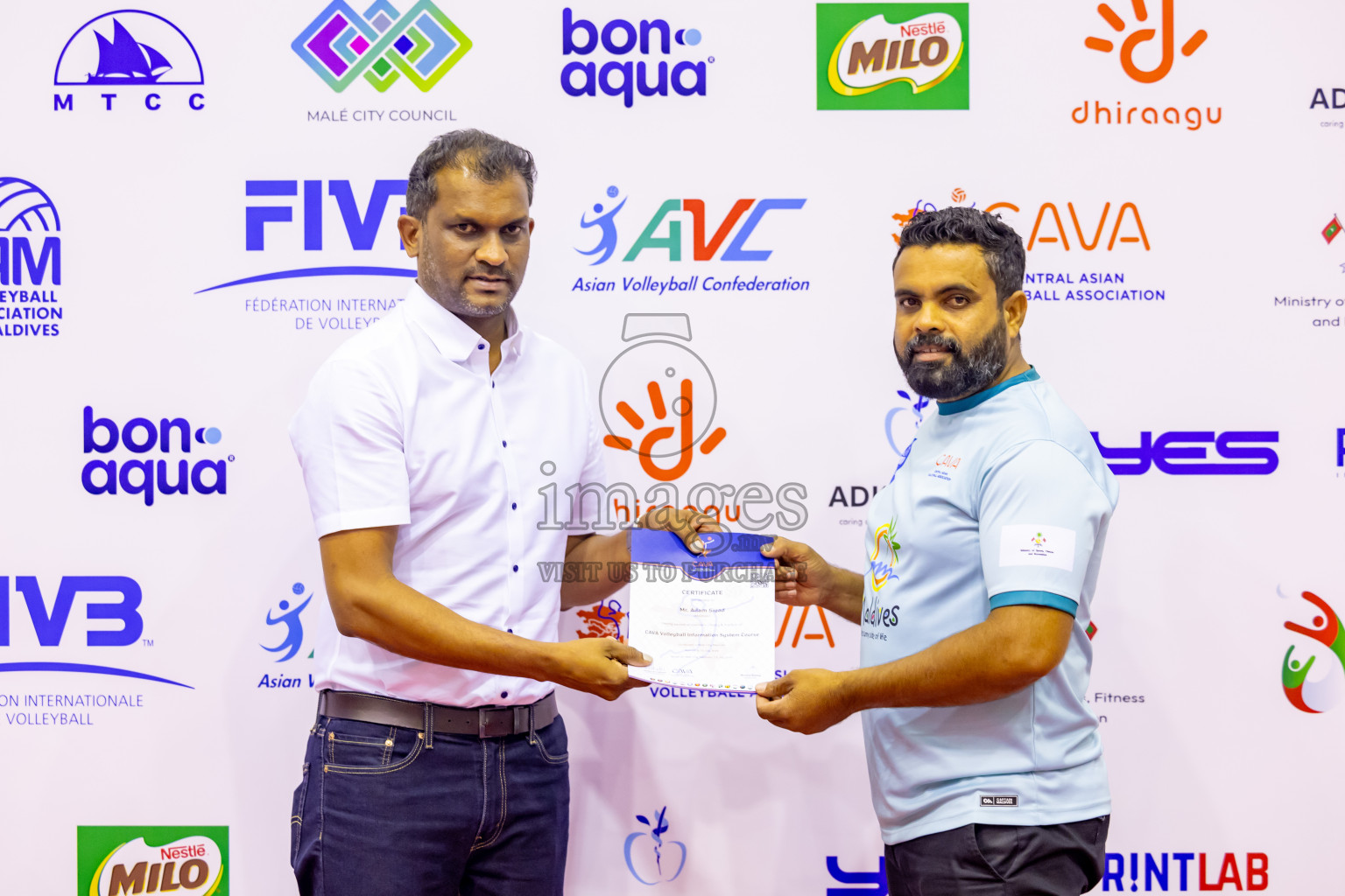 Sri Lanka vs Maldives in Semi Final of CAVA U20 Woman's Volleyball Championship 2024 was held in Social Center, Male', Maldives on 22nd July 2024. Photos: Nausham Waheed / images.mv