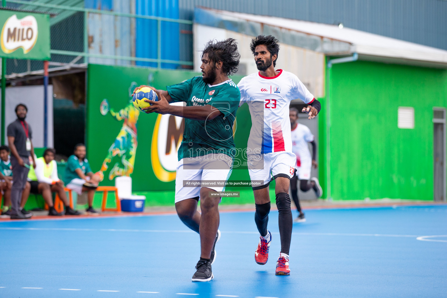 Milo 8th National Handball Tournament Day3, 17th December 2021, at Handball Ground, Male', Maldives. Photos by Shuu Abdul Sattar