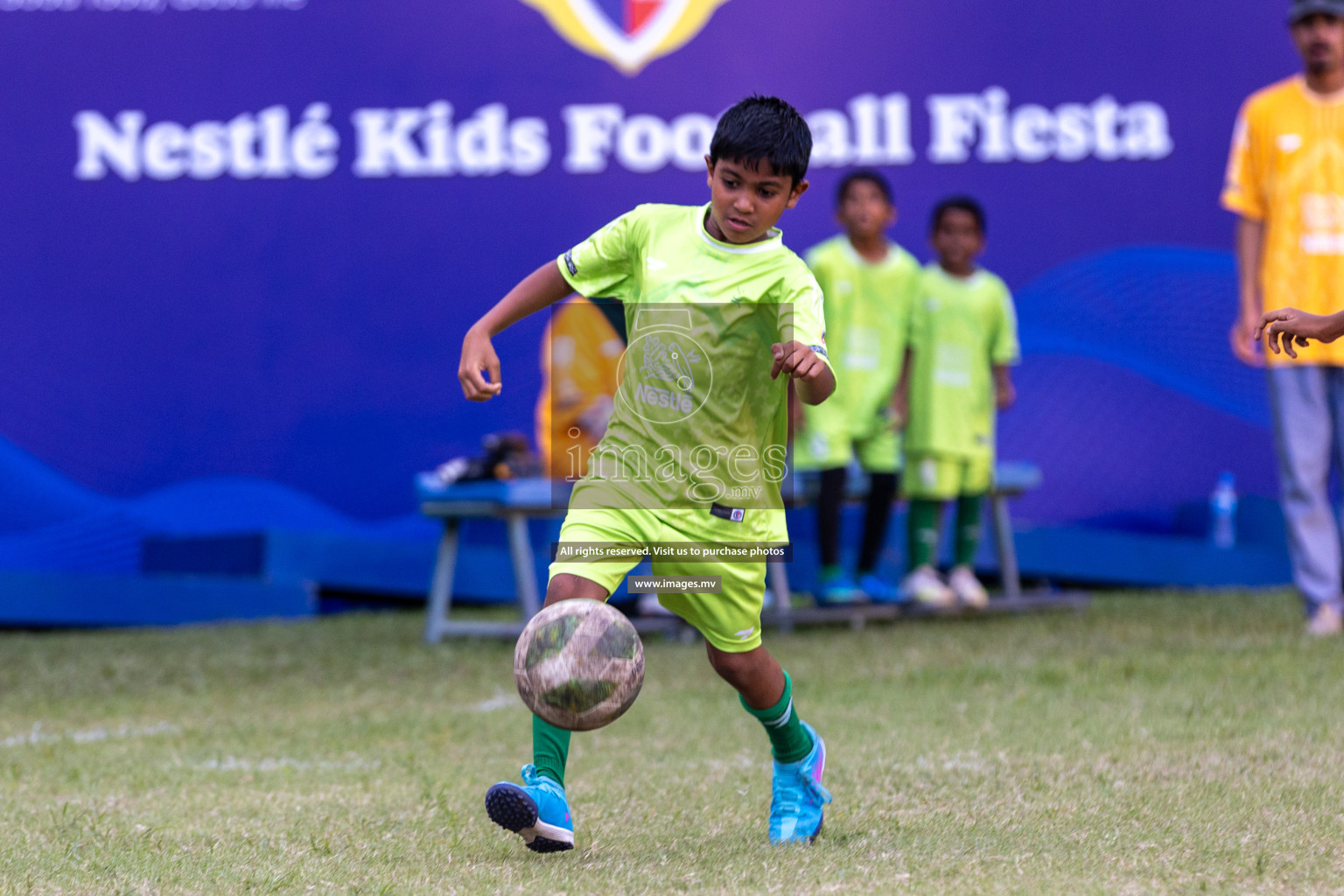 Day 3 of Nestle Kids Football Fiesta, held in Henveyru Football Stadium, Male', Maldives on Friday, 13th October 2023 Photos: Hassan Simah, Ismail Thoriq, Mohamed Mahfooz Moosa, Nausham Waheed / images.mv