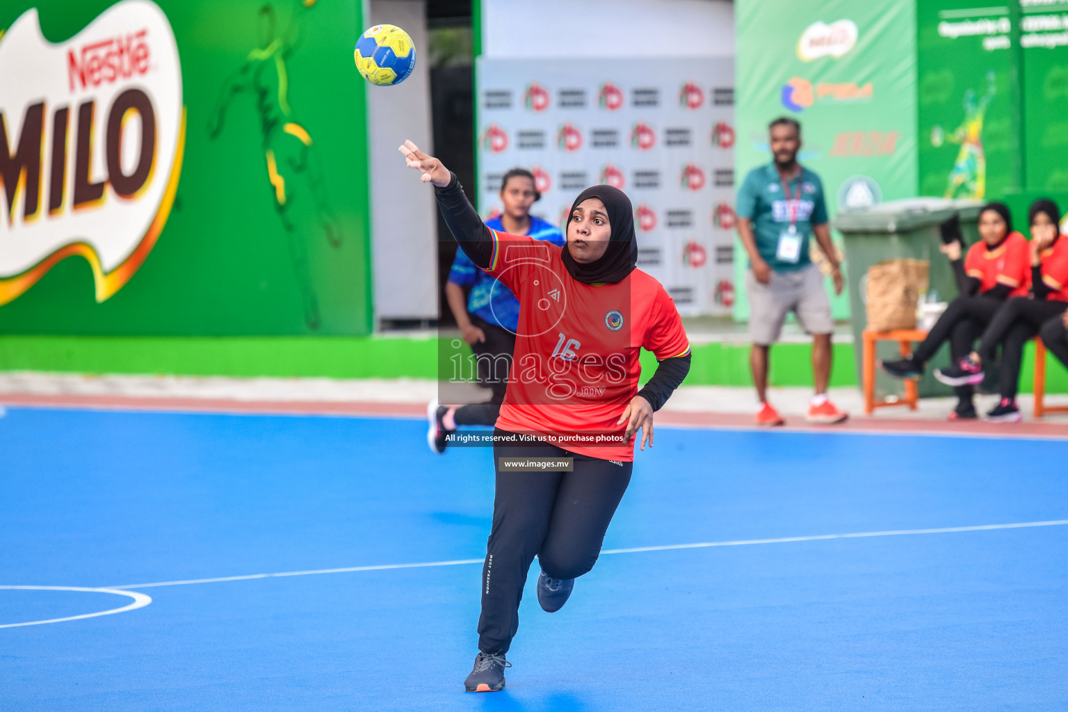 Day 7 of MILO 6th Inter Office Handball Tournament 2022 Photos by Nausham waheed