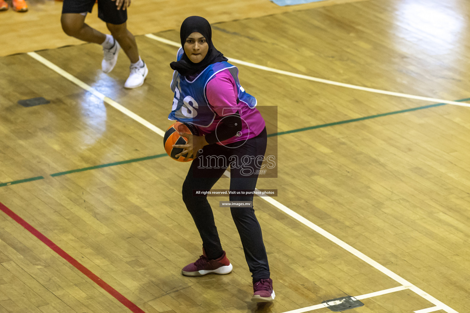 Sports Club Shining Star vs Club Green Streets in the Milo National Netball Tournament 2022 on 17 July 2022, held in Social Center, Male', Maldives. Photographer: Hassan Simah / Images.mv