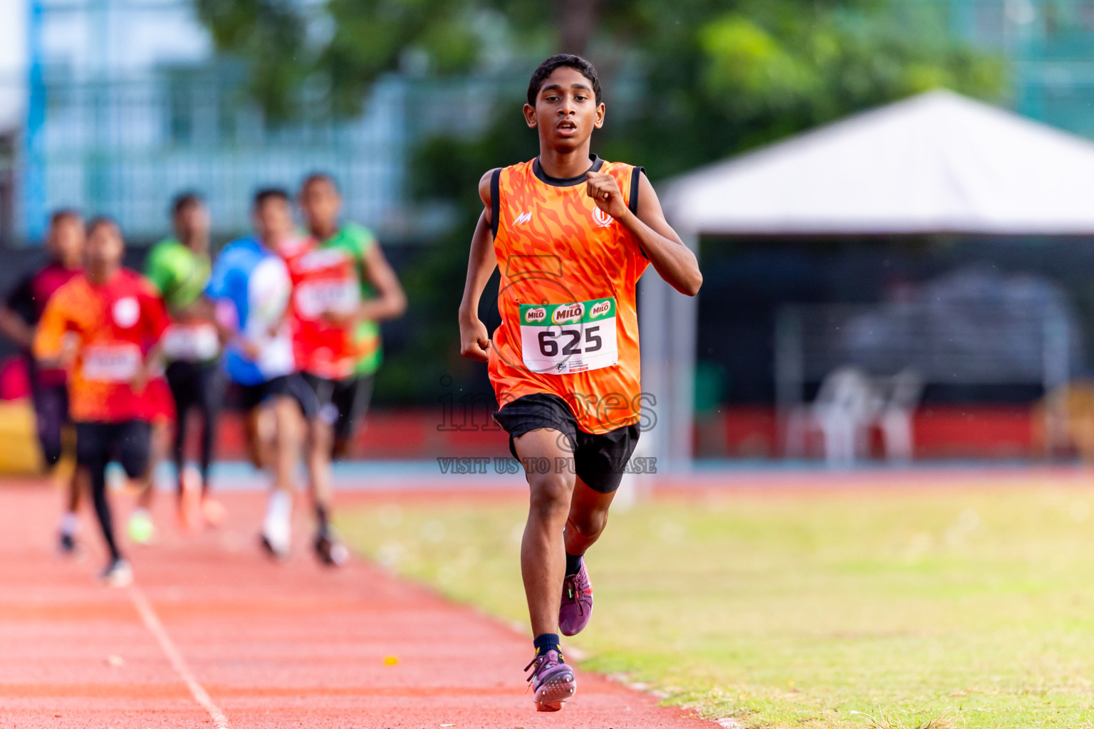 Day 5 of Inter-school Athletics Championship 2025 held in Ekuveni Synthetic Track, Male', Maldives on Saturday, 11th October 2025. Photos by: Nausham Waheed / Images.mv