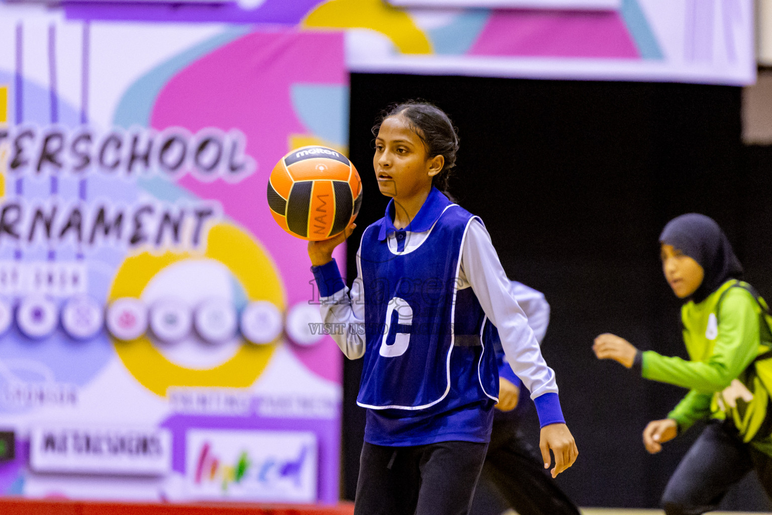 Day 10 of 25th Inter-School Netball Tournament was held in Social Center at Male', Maldives on Tuesday, 20th August 2024. Photos: Nausham Waheed / images.mv