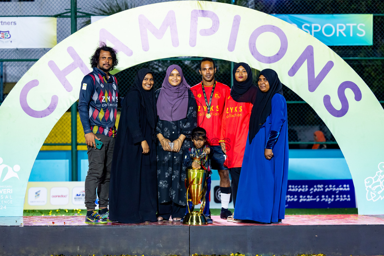 Dee Ess Kay vs Kovigoani in Final of Laamehi Dhiggaru Ekuveri Futsal Challenge 2024 was held on Wednesday, 31st July 2024, at Dhiggaru Futsal Ground, Dhiggaru, Maldives Photos: Nausham Waheed / images.mv