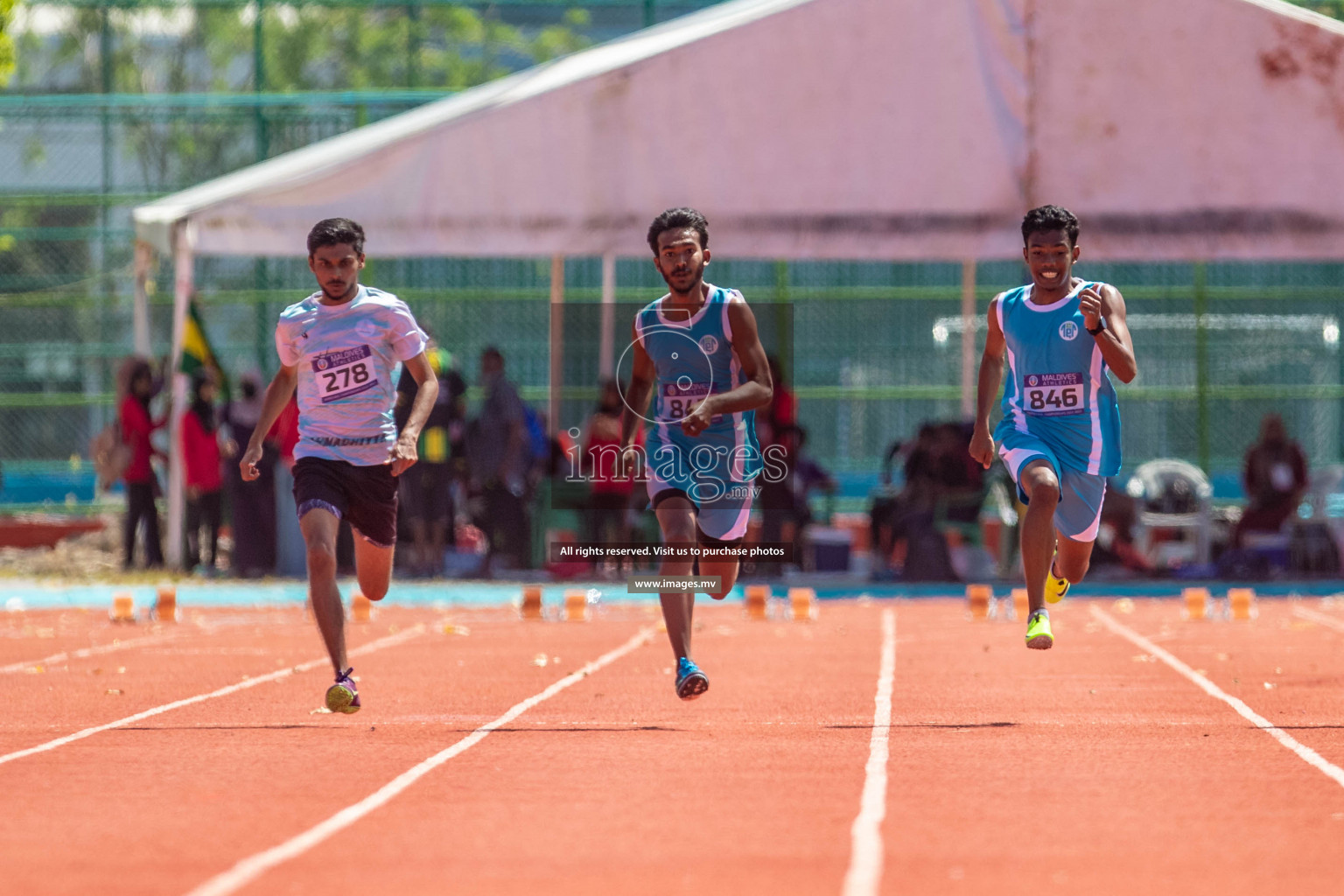 Day 1 of Inter-School Athletics Championship held in Male', Maldives on 22nd May 2022. Photos by: Maanish / images.mv