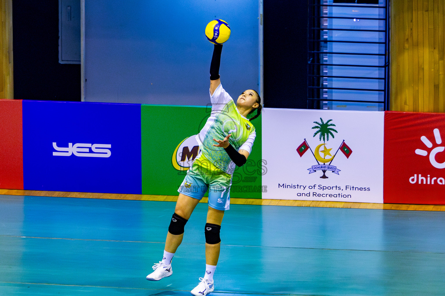 Wamco vs Flexor Sports Club Day 3 of Women's Division of Milo VAM Cup 2025 held in Male', Maldives on Friday, 11th April 2025 at Social Center Indoor Hall Photos By: Nausham Waheed / images.mv