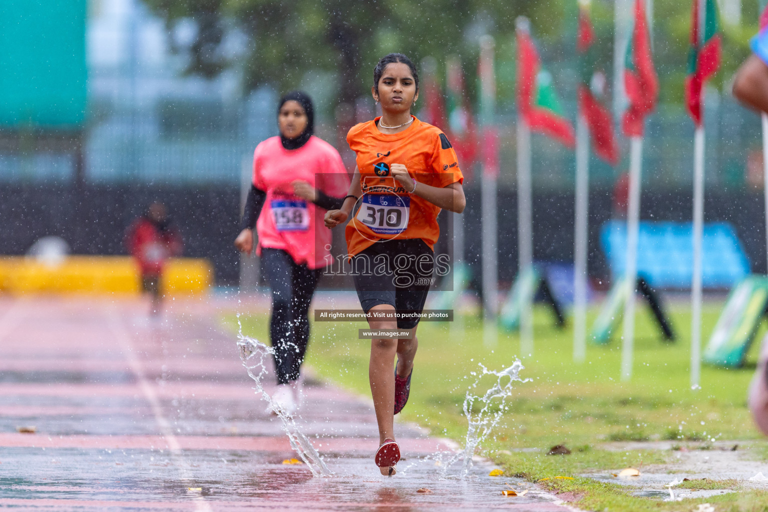 Day 2 of National Athletics Championship 2023 was held in Ekuveni Track at Male', Maldives on Friday, 24th November 2023. Photos: Nausham Waheed / images.mv