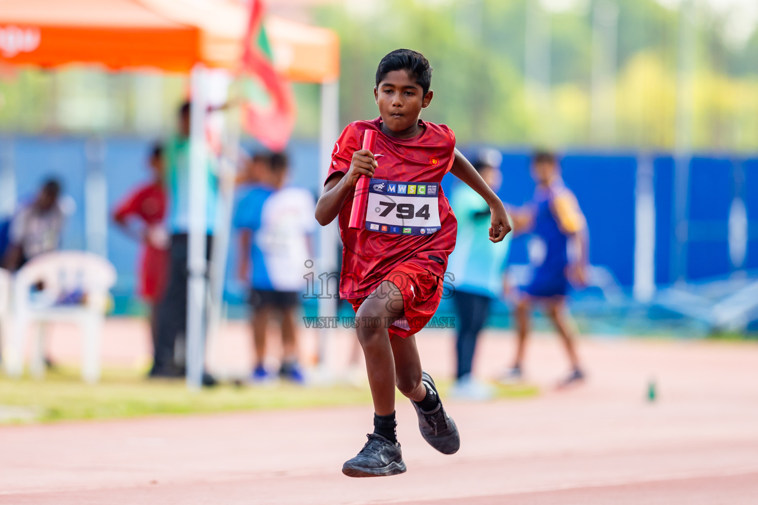 Day 5 of MWSC Interschool Athletics Championships 2024 held in Hulhumale Running Track, Hulhumale, Maldives on Wednesday, 13th November 2024. Photos by: Nausham Waheed / Images.mv