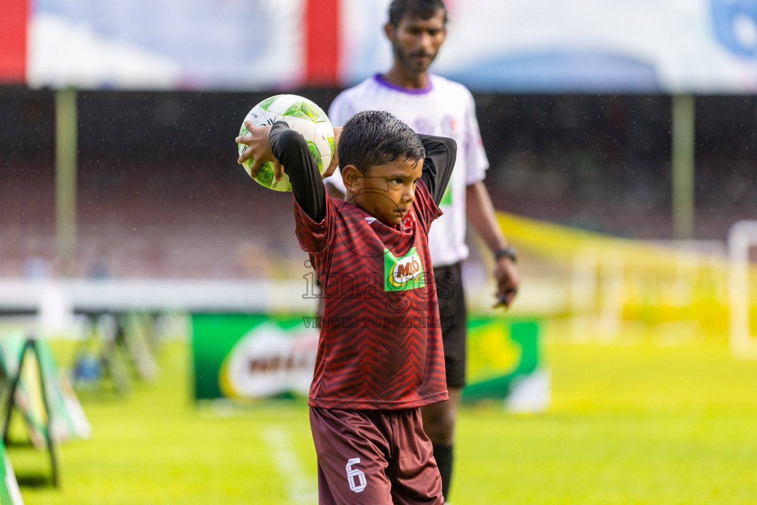 Day 2 of MILO Kids Football Fiesta was held at National Stadium in Male', Maldives on Saturday, 24th February 2024.