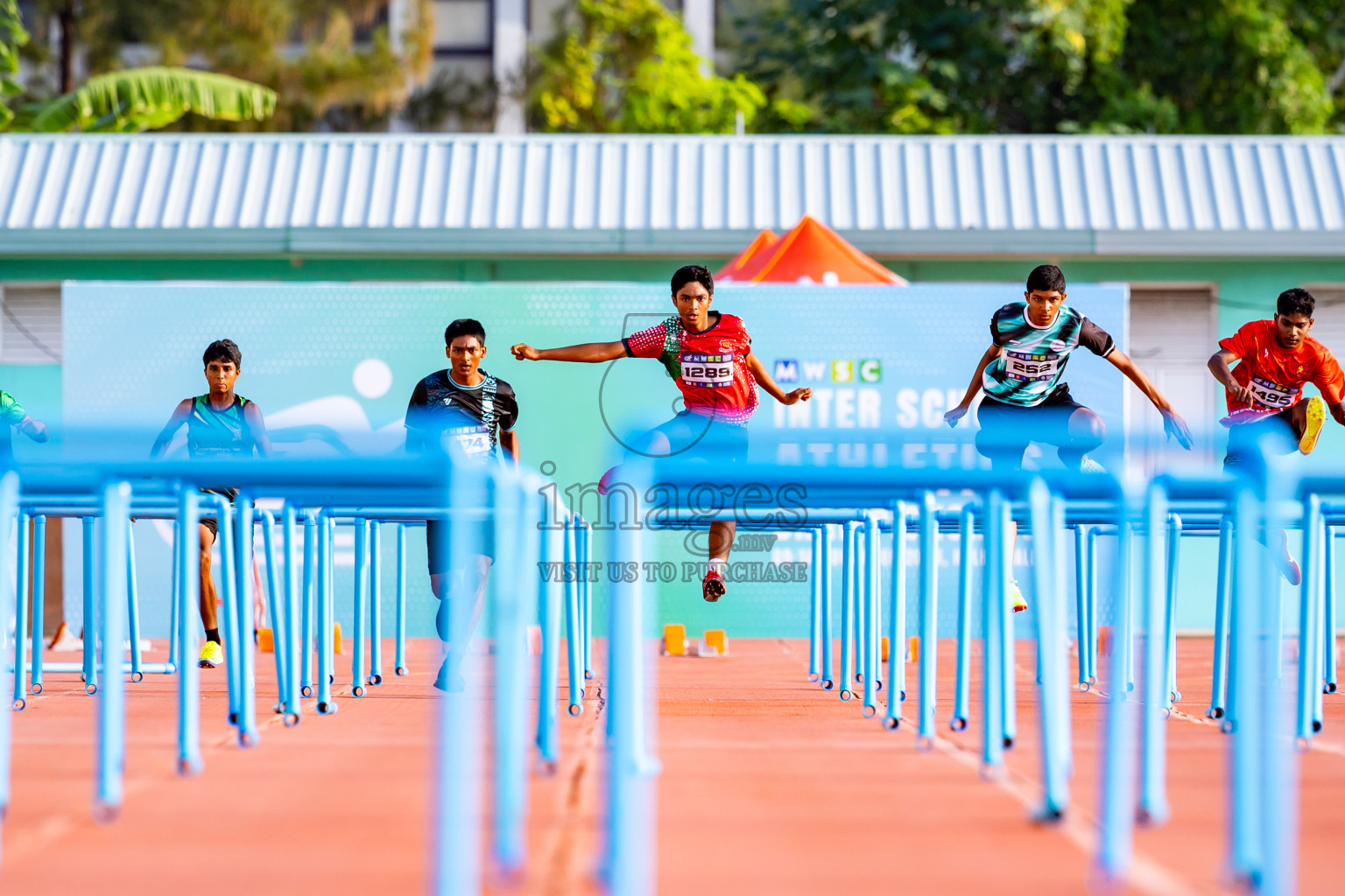 Day 6 of MWSC Interschool Athletics Championships 2024 held in Hulhumale Running Track, Hulhumale, Maldives on Thursday, 14th November 2024. Photos by: Nausham Waheed / Images.mv