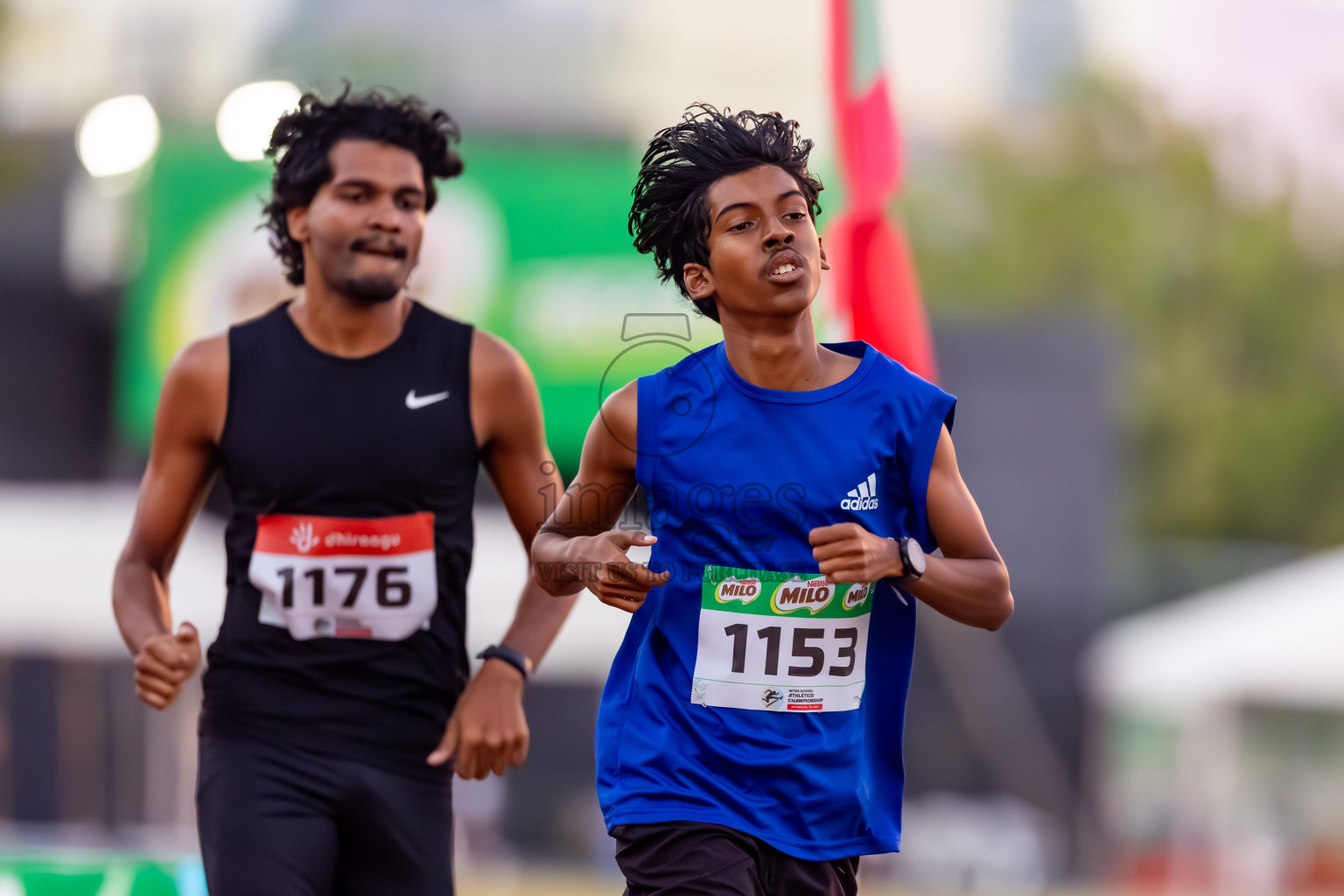 Day 4 of Inter-school Athletics Championship 2025 held in Ekuveni Synthetic Track, Male', Maldives on Thursday, 09th October 2025. Photos by: Nausham Waheed / Images.mv