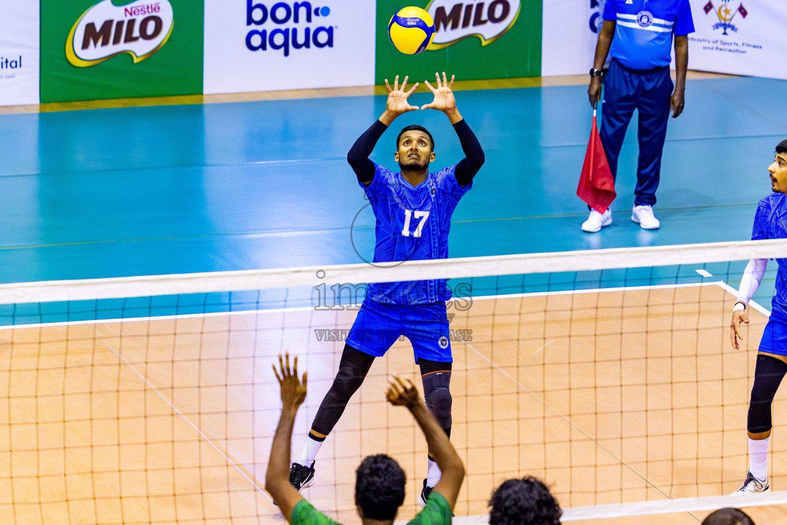 Police Club vs Club HDC in Semi Final of MILO VAM Cup 2024 Men's Division was held in Social Center Indoor Hall on Friday, 1st September 2024. Photos: Nausham Waheed / images.mv