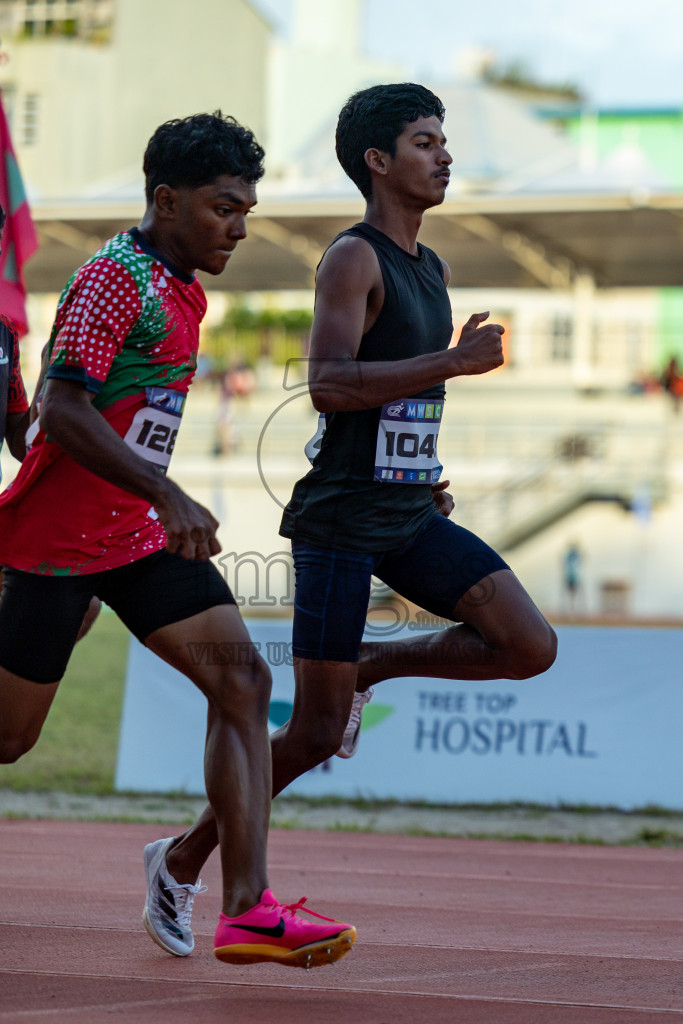 Day 1 of MWSC Interschool Athletics Championships 2024 held in Hulhumale Running Track, Hulhumale, Maldives on Saturday, 9th November 2024. 
Photos by: Hassan Simah / Images.mv