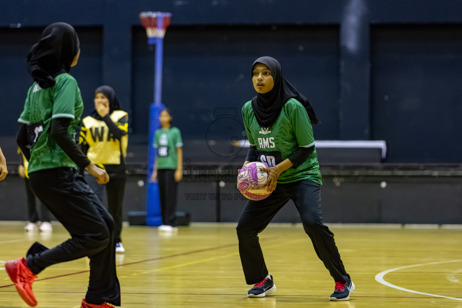 Day 8 of 26th Inter-School Netball Tournament 2025 was held in Social Center Indoor Hall on Sunday, 26th October 2025. Photos: Hassan Simah / images.mv