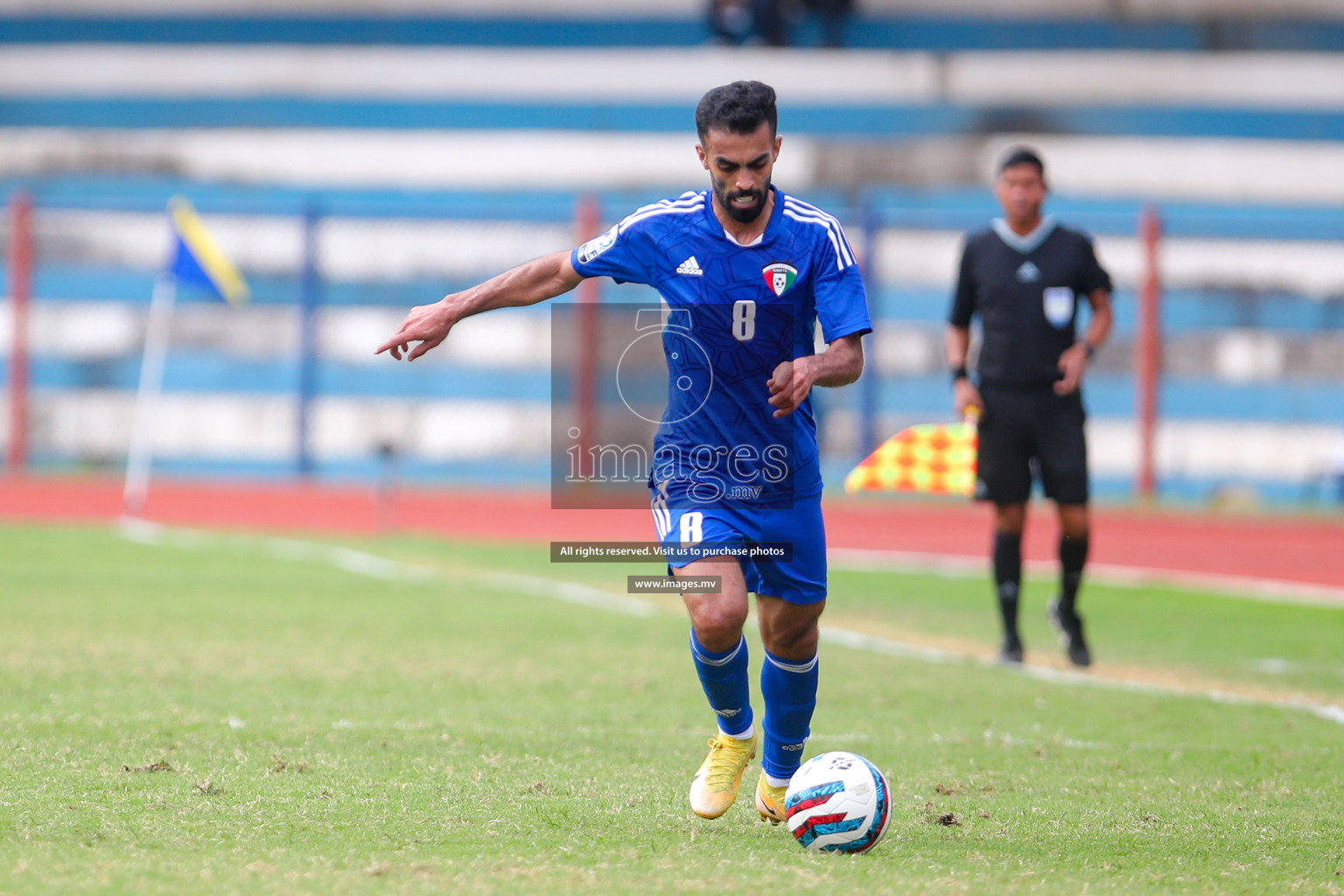 Kuwait vs Bangladesh in the Semi-final of SAFF Championship 2023 held in Sree Kanteerava Stadium, Bengaluru, India, on Saturday, 1st July 2023. Photos: Nausham Waheed, Hassan Simah / images.mv