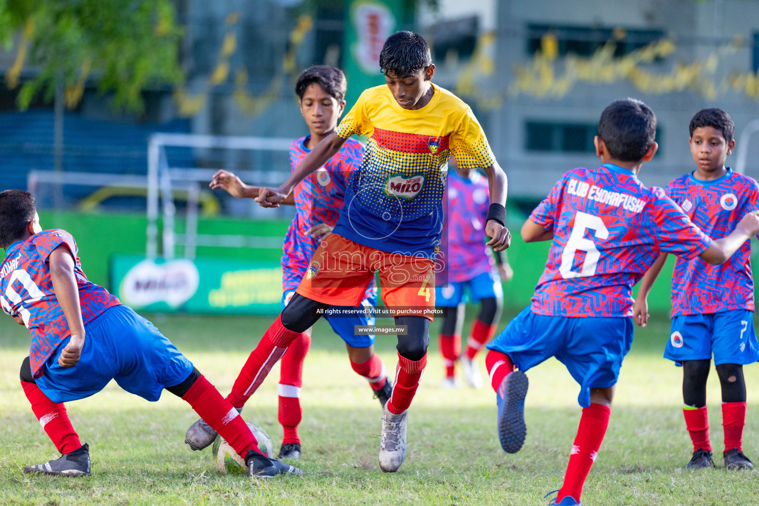 Day 2 of MILO Academy Championship 2023 (U12) was held in Henveiru Football Grounds, Male', Maldives, on Saturday, 19th August 2023. Photos: Nausham Waheedh / images.mv