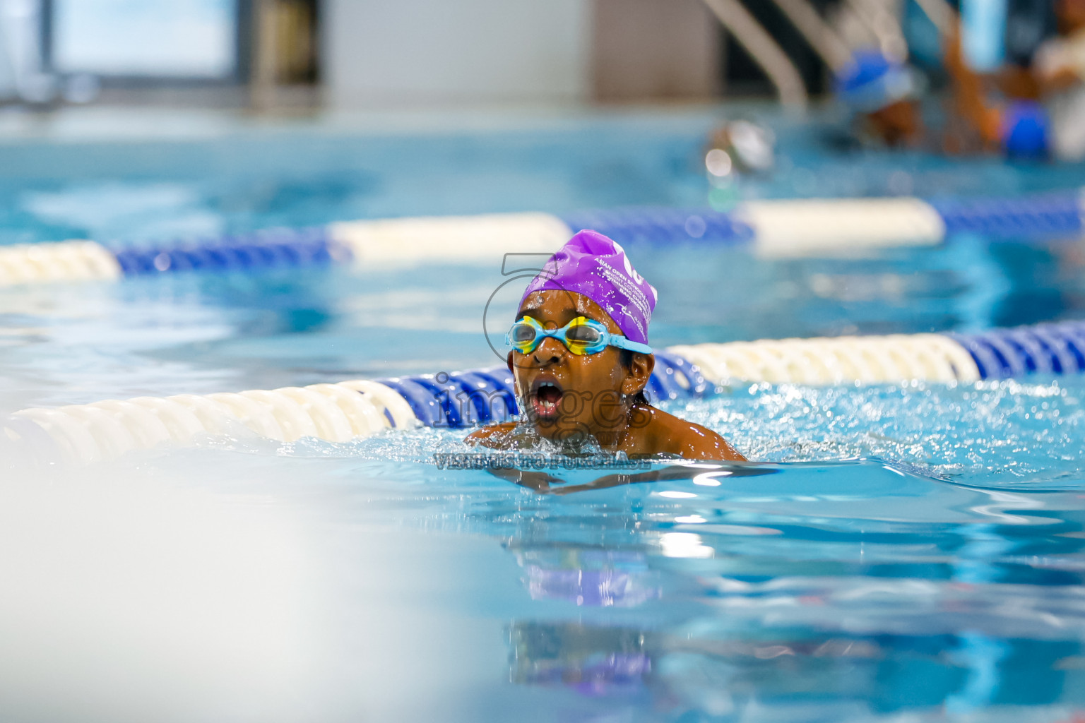 Day 4 of BML 6th National Kids Swimming Kids Festival 2025 held in Hulhumale', Maldives on Thursday, 6th November 2024. 
Photos: Hassan Simah / images.mv