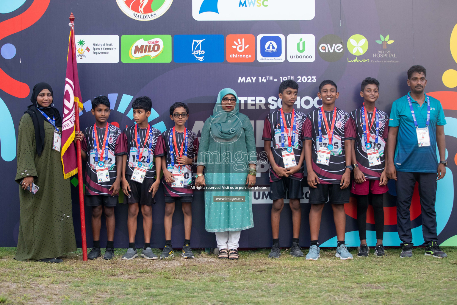 Day five of Inter School Athletics Championship 2023 was held at Hulhumale' Running Track at Hulhumale', Maldives on Wednesday, 18th May 2023. Photos: Nausham Waheed / images.mv