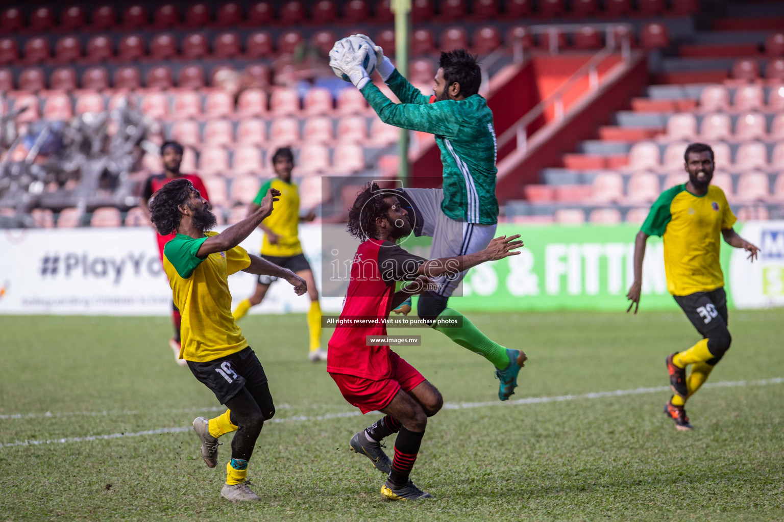 BG Sports Club vs LT Sports Club in the 2nd Division 2022 on 24th July 2022, held in National Football Stadium, Male', Maldives Photos: Nausham Waheed / Images.mv