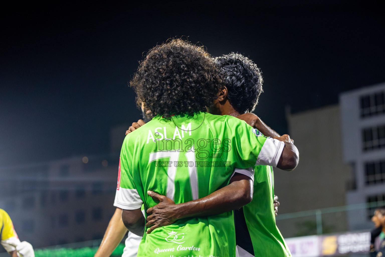 HDh Naivaadhoo vs HDh Makunudhoo in Atoll Round Semi-Final on Day 23 of Golden Futsal Challenge 2025 was held on Monday , 27th January 2025, in Hulhumale', Maldives. Photos: Nausham Waheed / images.mv