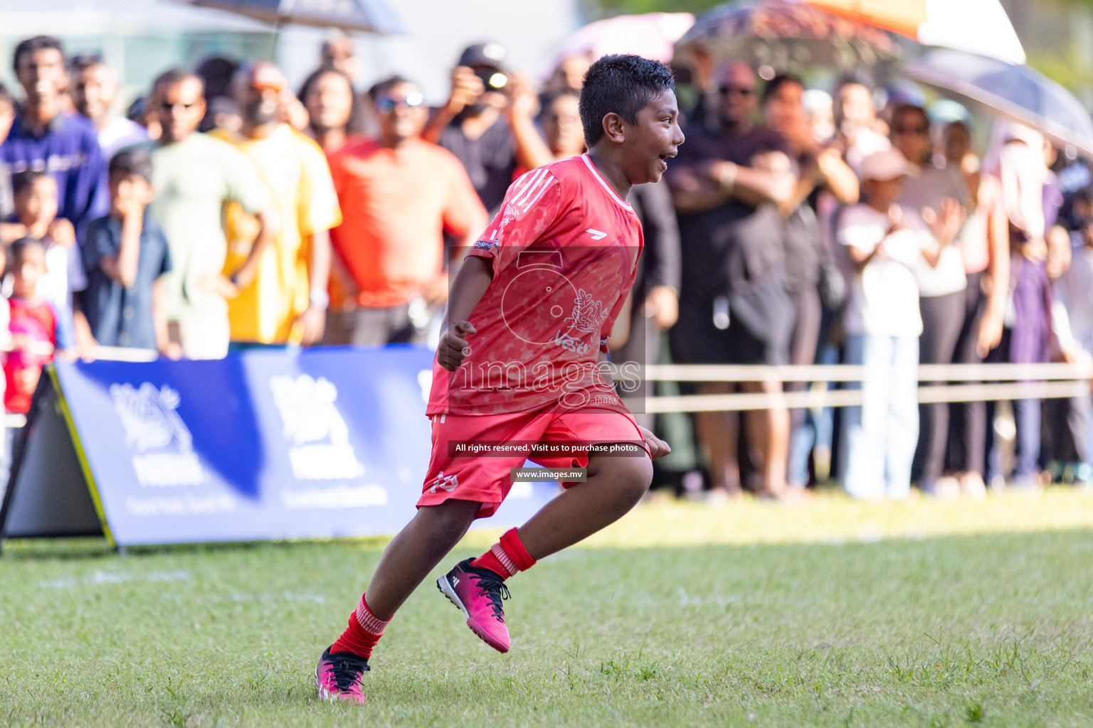 Day 3 of Nestle Kids Football Fiesta, held in Henveyru Football Stadium, Male', Maldives on Friday, 13th October 2023 Photos: Nausham Waheed/ images.mv