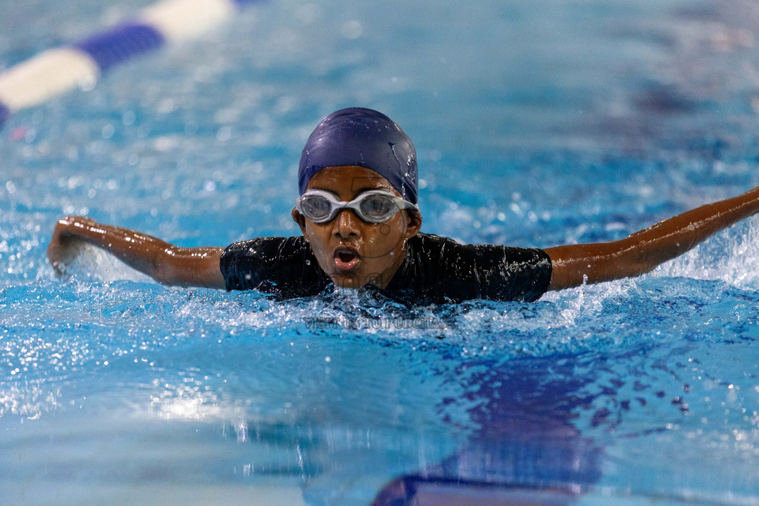 Day 7 of 4th National Kids Swimming Festival 2023 on 7th December 2023, held in Hulhumale', Maldives Photos: Mohamed Mahfooz Moosa / Images.mv