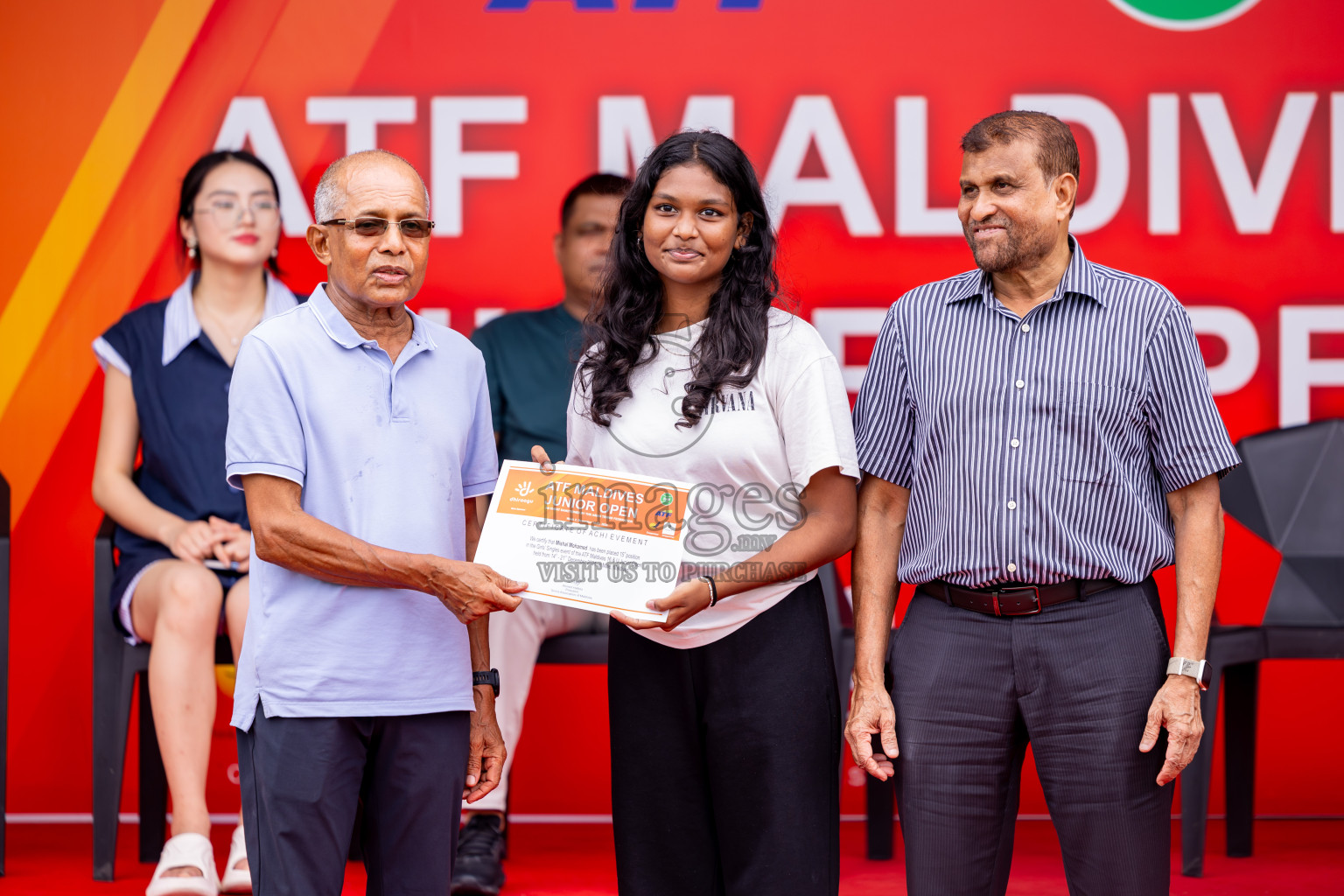 Finals of ATF Maldives Junior Open Tennis was held in Male' Tennis Court, Male', Maldives on Saturday, 21st December 2024. Photos: Nausham Waheed/ images.mv